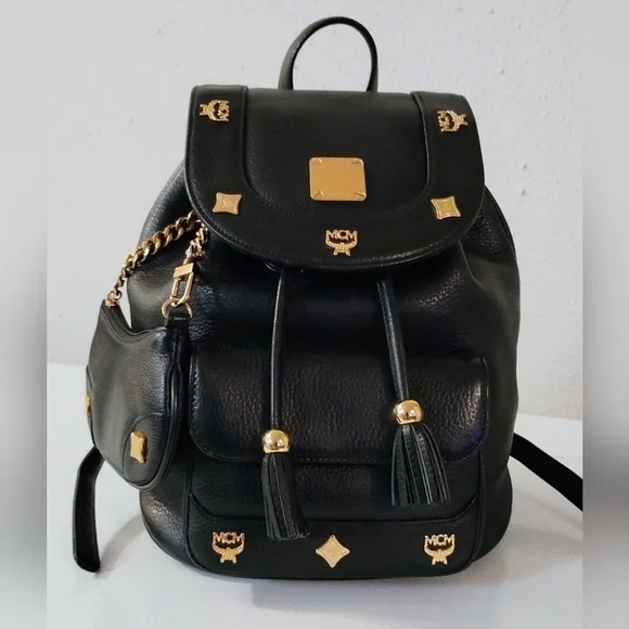 MCM Backpack Studded Mini - Picture 1 of 7